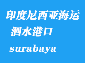 印度尼西亞海運港口:泗水(蘇臘巴亞 surabaya)港口