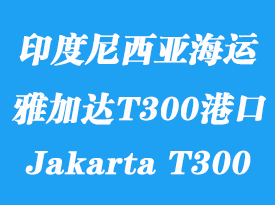 印度尼西亞海運港口:雅加達T300碼頭(Jakarta T300)